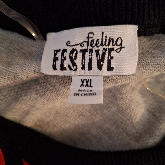 Feeling festive  Graphic sweater size XXL - Picture 4 of 4